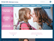 Tablet Screenshot of firstchoicedental.com